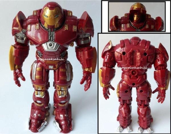 AVENGERS Demir Adam Hulk Buster Kırılmaz Oyuncak Figür Ironman Kaskı Açılır Işıklı Ironman - Image 1
