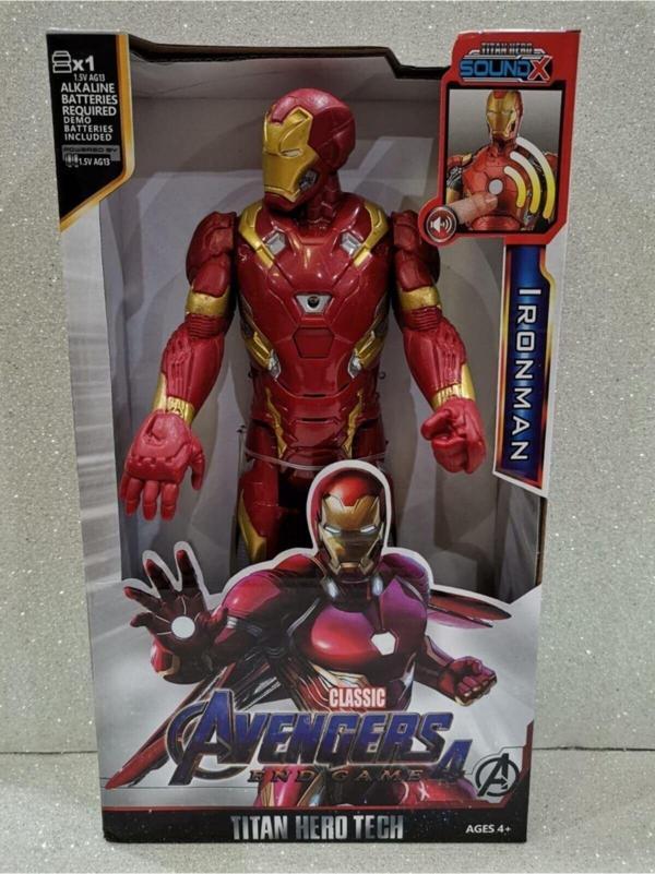 AVENGERS Fx Action Figür Kahraman Oyuncak Işıklı Konuşan 28.5 Cm Ir Star Collection 210035 - Image 1