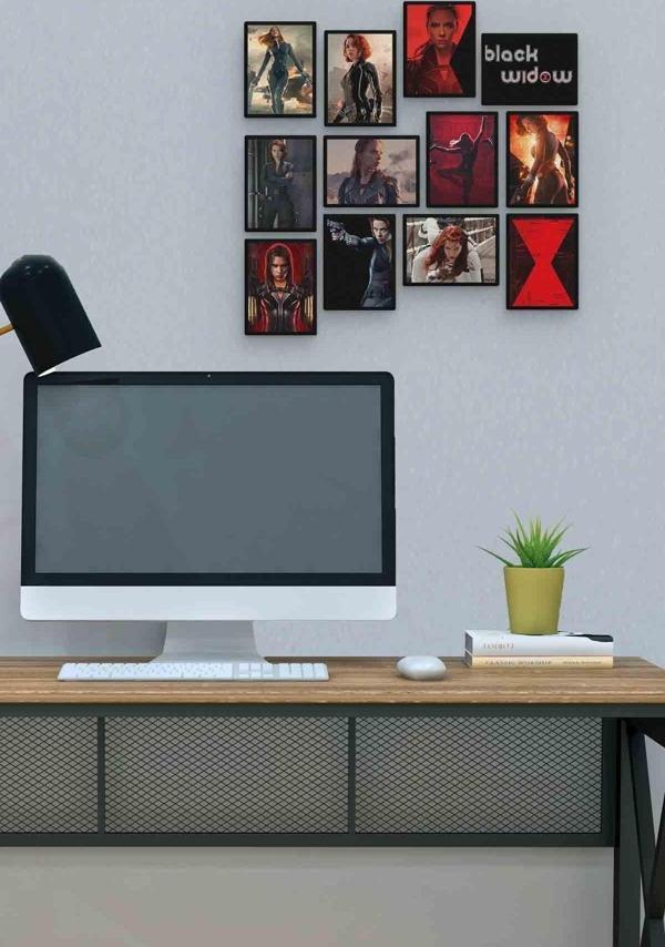 Black Widow 12 Parça Mdf (ahşap) Tablo Ofis Boyu  - Image 1