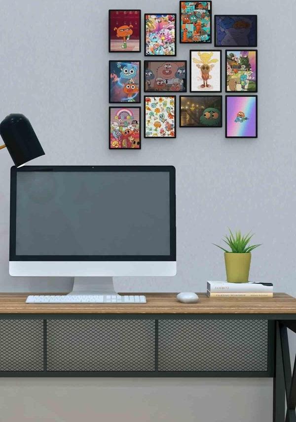 Gumball 12 Parça Mdf (ahşap) Tablo Ofis Boyu  - Image 1