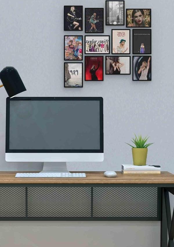 Taylor Swift 12 Parça Mdf (ahşap) Tablo Ofis Boyu  - Image 1