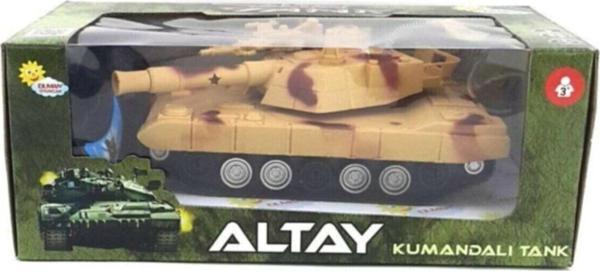 Duman Oyuncak Uzaktan Kumandalı 2 Fonksiyonlu Altay Tank - Image 1