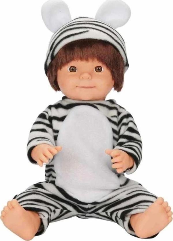 PeriYedi Bebelou Hayvan Kostümlü Bebek Set 40Cm - Image 1