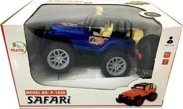PeriYedi Çocuk Safari Arazi Aracı Uzaktan Kumandalı Yarım Fonksiyon ( Ileri Geri) Oyuncak Jeep Jip Araba - Image 1