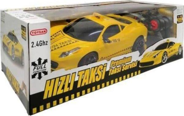 PeriYedi 1:12 Uzaktan Kumandalı Şarjlı Süper Car Taksi Araba - Image 1