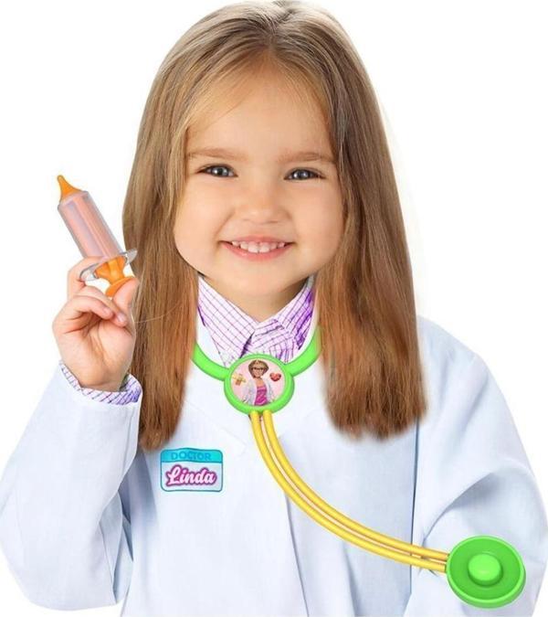 PeriYedi Linda'Nın Oyuncak Doktor Set Sırt Çantası Çocuk Sırt Çantalı Taşınabilir - Image 1