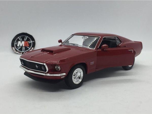 PeriYedi 1969 Ford Mustang 1/24 Ölçek Metal Model Araba - Image 1