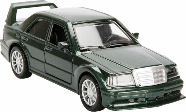 PeriYedi Mercedes Benz 190E Evo Yeşil Metalik Metal Çek Bırak Işıklı Sesli  Diest Car 1:36 Ölçek Oyuncak - Image 1