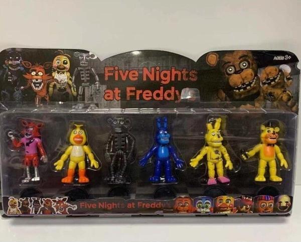 PeriYedi Five Nights At Freddys 6 Lı Freddy Oyuncak Karakter - Image 1