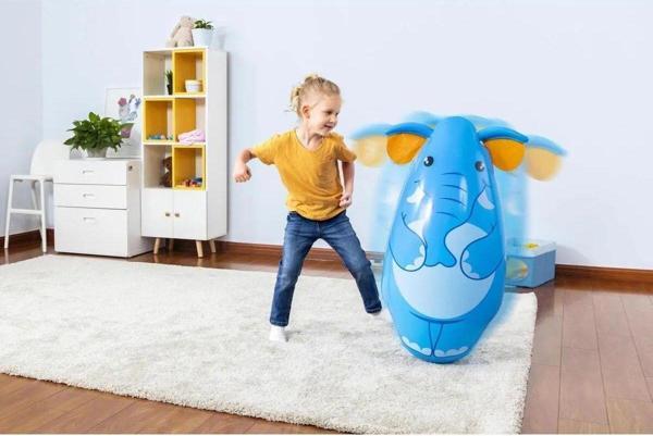 PeriYedi Hacı Yatmaz Bop Bags Fil Desenli Hacıyatmaz 89 Cm Sulu - Image 1