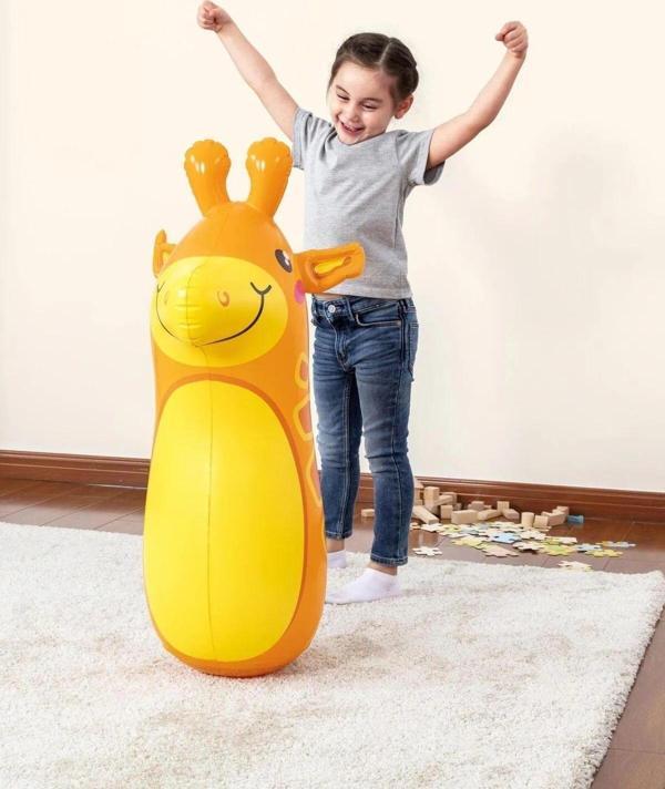 PeriYedi Hacı Yatmaz Bop Bags Zürafa Desenli Hacıyatmaz 89 Cm Sulu - Image 1