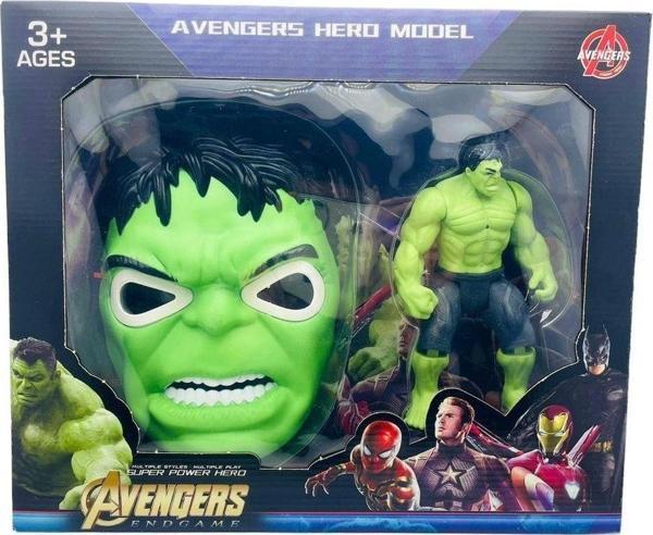 PeriYedi Hulk Maske Ve Işıklı Karekter Hulk - Image 1