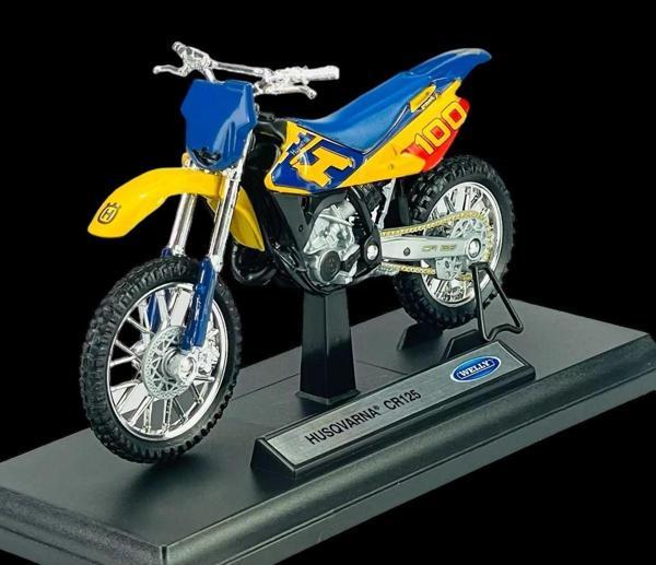 PeriYedi Husqvarna Cr125 1:18 Döküm Model Motosiklet - Image 1