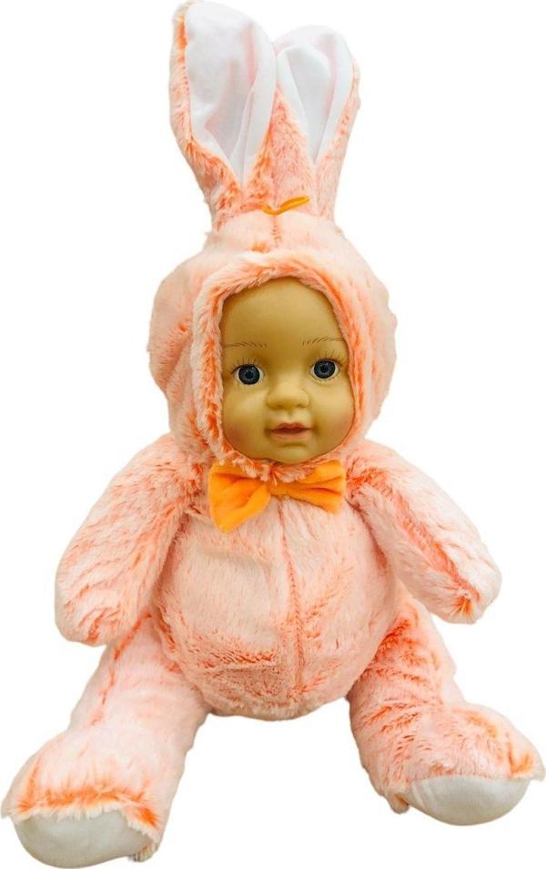Shem Bebek Yüzlü Peluş Tavşan 60 Cm Turuncu - Image 1