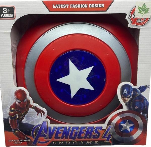 Shem Captain America Kalkan Kaptan Amerika Sesli Işıklı Yeni Model Kalkan - Image 1