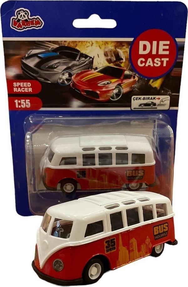 Shem Çek Bırak Metal Minibüs Oyuncak Araba - Image 1