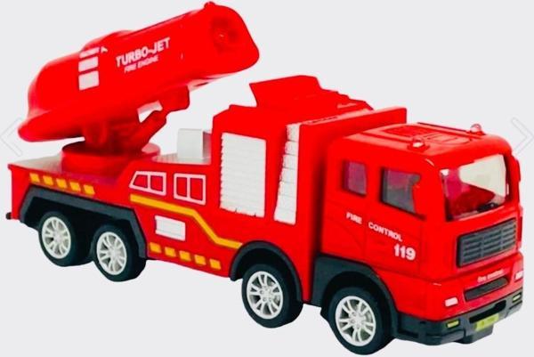 PeriYedi İtfaiye Seti Sürtmeli Display İtfaiye Oyuncak Araçları Seti - Image 1