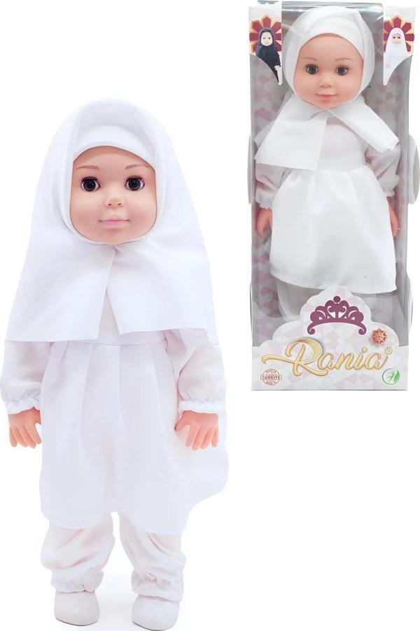 PeriYedi Tesettürlü Sesli Et Bebek Yemek Duası Ve İmanın Şartları İlahisi Söylemekte Rania Bebek 40Cm - Image 1