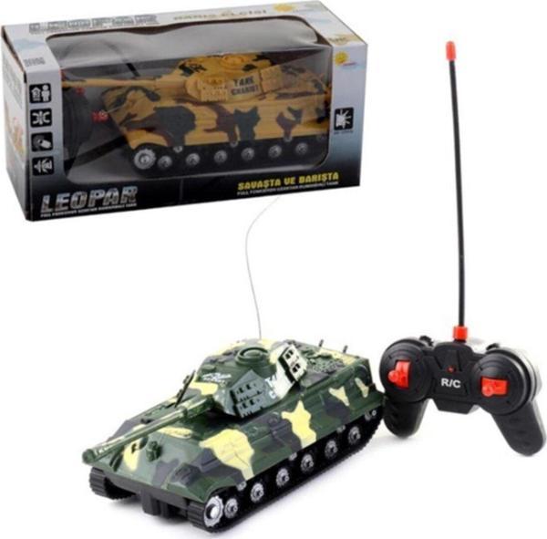 PeriYedi Oyuncak Full Fonksiyonlu Uzaktan Kumandalı Uçak Leopar Tank - Image 1