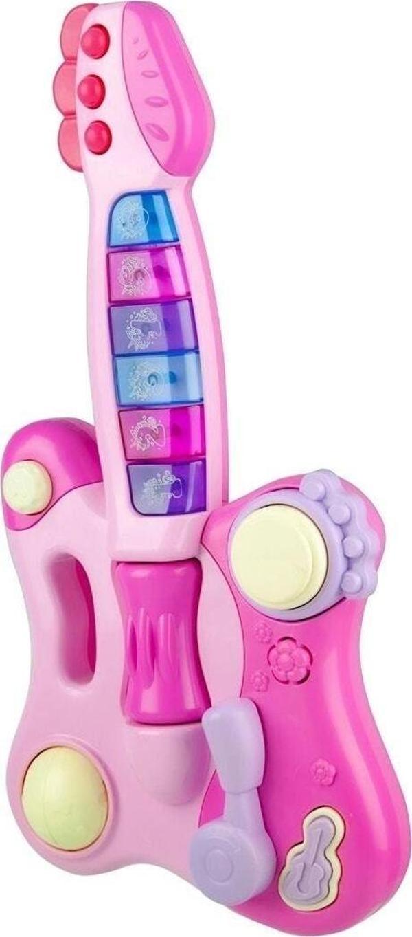 PeriYedi Unicorn Oyuncak Gitar Müzikli Işıklı Sesli Eğitici - Image 1