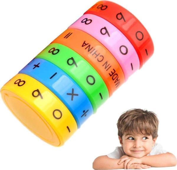 PeriYedi Zeka Küpü Eğitici Oyuncak Matematik Sayılar Sihirli Silindir Küp Dört Işlem 1 Adet - Image 1