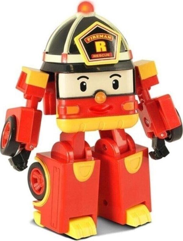 Robocar Poli Roy Dönüşebilen Tekli Figür Roy Robota Dönüşen Araç - Image 1