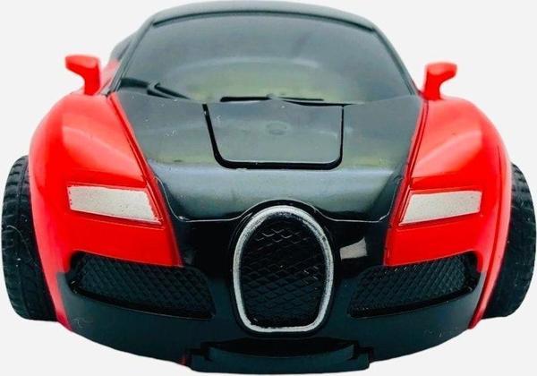 Shem Robota Dönüşebilen Bugatti Araba Kırmızı Renk - Image 1