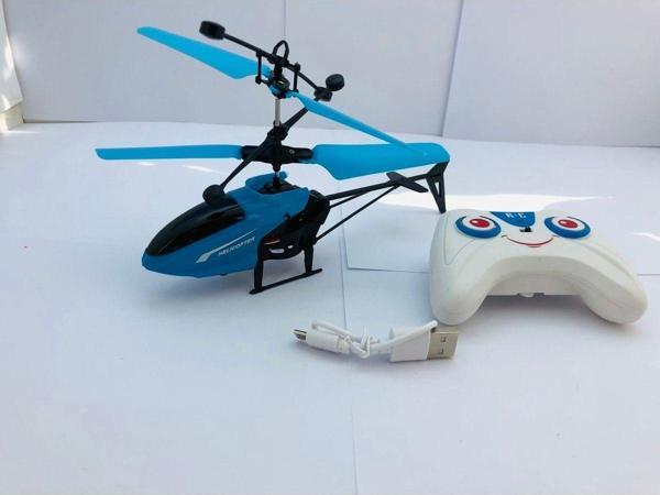 Shem Işıklı Rc Helikopter Uzaktan Kumandali Sarjli Ve Sensörlü - Image 1