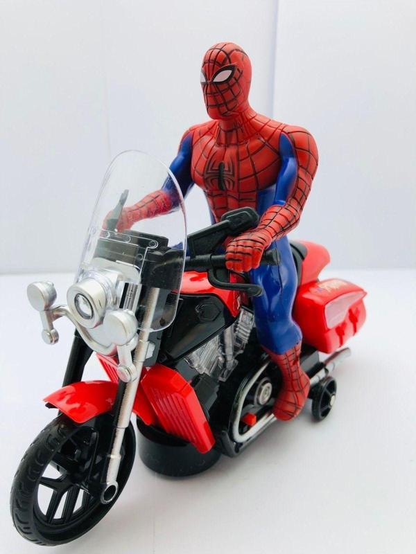 Shem Örümcek Adam Spiderman Robot Işıklı Sesli Motor Oyuncak - Image 1