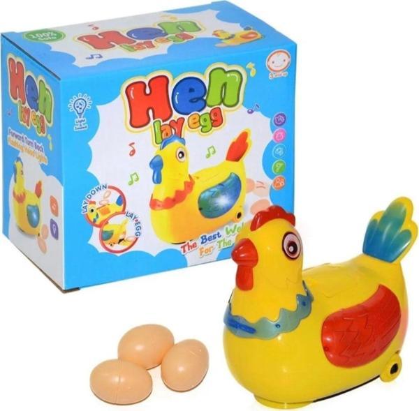 Shem Yumurtlayan Tavuk Sesli Işıklı Çarp Dön - Image 1