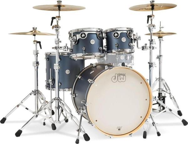 Dw Drums 22" Design Series 4-parça Akustik Davul (Blue Slate) - Image 1