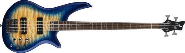 Jackson JS Spectra Bass JS3Q Laurel Klavye Amber Blue Burst Bas Gitar - Image 1