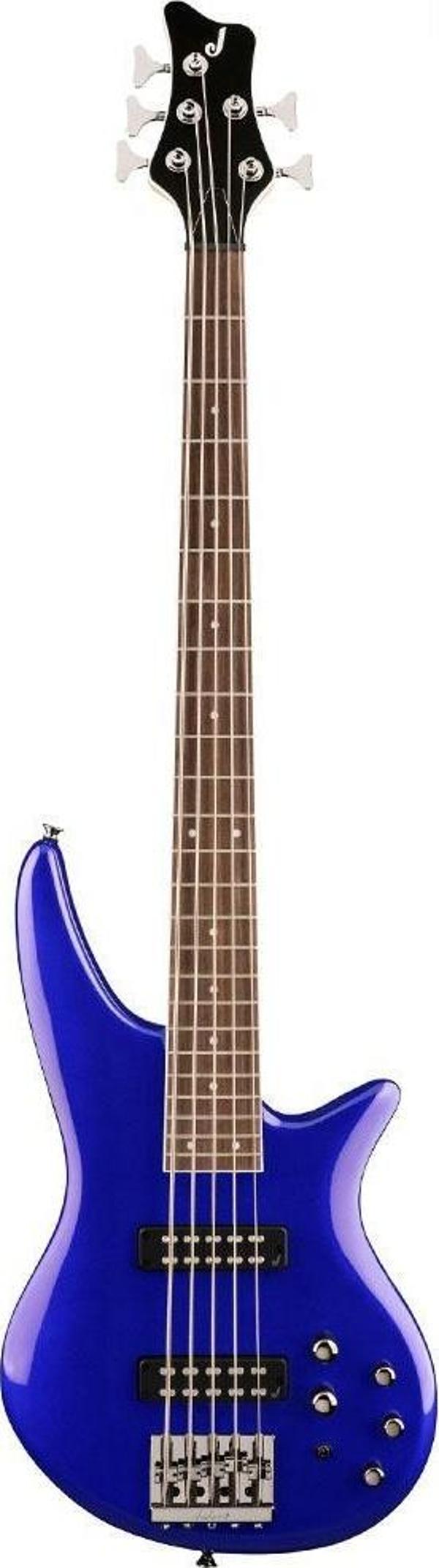 Jackson JS Spectra Bass JS3V Laurel Klavye Indigo Blue Bas Gitar - Image 1
