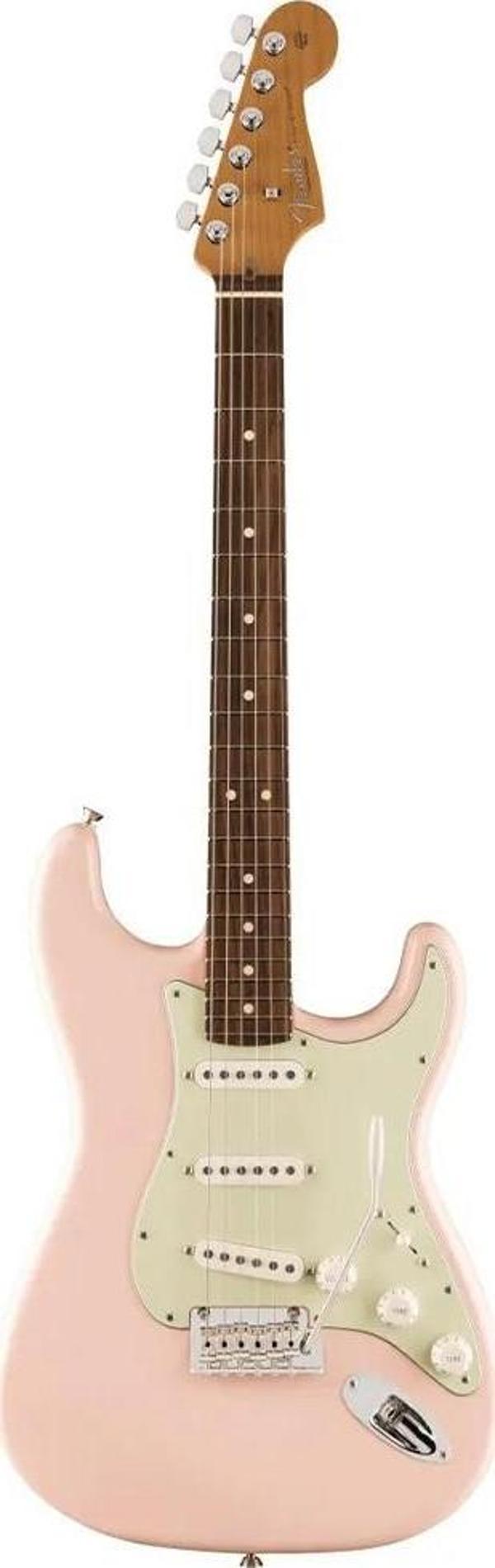 Fender Limited Edition American Professional II Stratocaster Roasted Akçaağaç Sap Gülağacı Klavye Shell Pink Elektro Git - Image 1