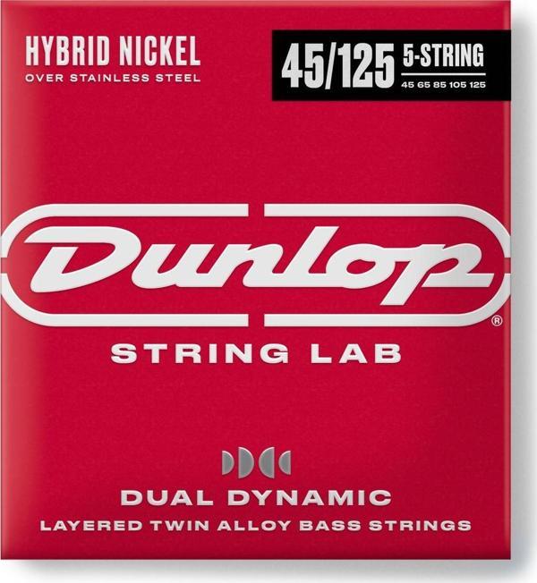 Jim Dunlop DBHYN45125 Hybrid Nickel Bas Gitar Teli (45-125) - Image 1