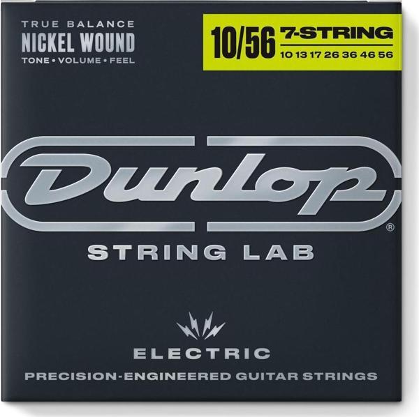 Jim Dunlop DEN1056 Nickel 7 Telli Elektro Gitar Teli (10-56) - Image 1