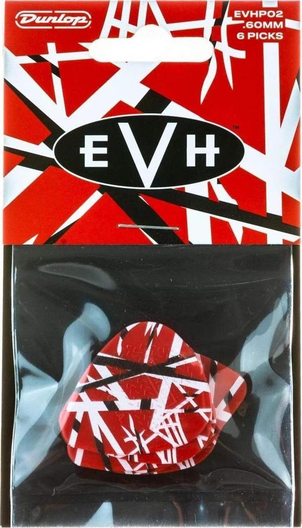 Jim Dunlop EVHP02 Eddie Van Halen Frankenstein 6lı Paket Pena (0.60 mm) - Image 1