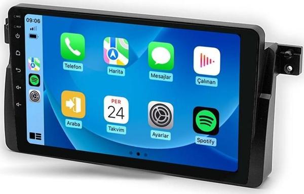 Maitech MTC 332 Serisi Bmw E46 1998-2006 Model Uyumlu 4GB Ram 32GB Hafıza Carplay Android Auto Destekli Multimedya Navigasyonlu Teyp - Image 1