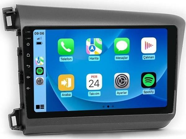 Maitech MTC 332 Serisi Honda Civic FB7 2012-2016 Model Uyumlu 4GB Ram 32GB Hafıza Carplay Android Auto Destekli Multimedya Navigasyonlu Teyp - Image 1