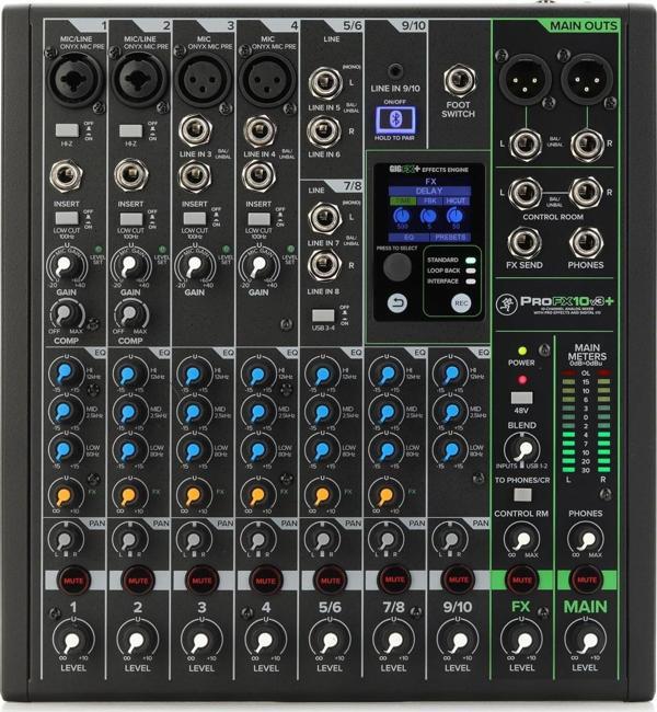 Mackie ProFX10v3+ 10-Kanal Mikser - Image 1