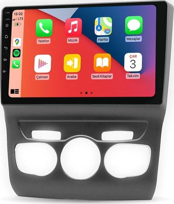 Maitech MTC 432 Serisi Citroen C4 2012-2017 Model Uyumlu 4GB Ram 64GB Hafıza Carplay Android Auto Destekli Multimedya Navigasyonlu Teyp - Image 1
