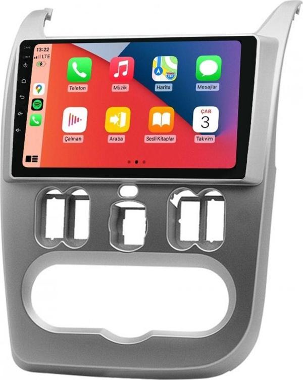 Maitech MTC 432 Serisi Dacia Logan 2010-2014 Model Uyumlu 4GB Ram 64GB Hafıza Carplay Android Auto Destekli Multimedya Navigasyonlu Teyp - Image 1