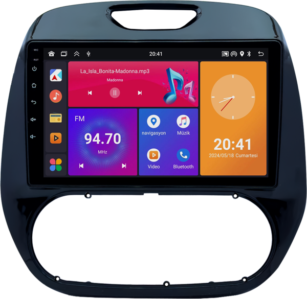 Maitech -MTC 632Modeli Renault Captur Manuel Klima 6-64GB Android Multimedya Teyp - Image 1