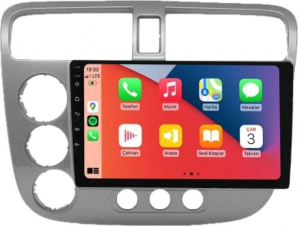 Maitech MTC 432 Serisi Honda Civic vtech 2001-2006 Model Uyumlu 4GB Ram 64GB Hafıza Android Multimedya Navigasyonlu Teyp - Image 1
