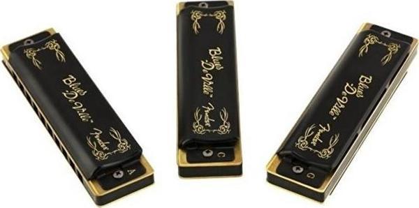 Fender Blues DeVille 3 Adet Çantalı C G A Mızıka Seti - Image 1