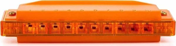 Hohner M5255 Translucent Orange Harp (Do Majör) - Image 1