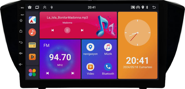 Maitech -MTC 632Modeli Skoda Fabia 2015 2018 6-64GB Android Multimedya Teyp - Image 1