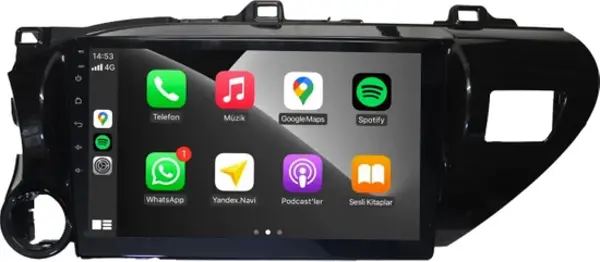 Maitech -MTC 632Modeli Toyota Hilux 2015 2019 6-64GB Android Multimedya Teyp - Image 1