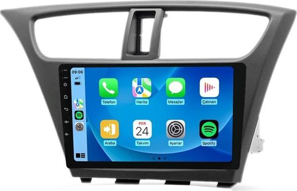 Maitech MTC-332 Serisi Honda Civic HB 2012-2014 Model Uyumlu 4GB Ram 32GB Hafıza Carplay Android Auto Destekli Multimedya Navigasyonlu Teyp - Image 1