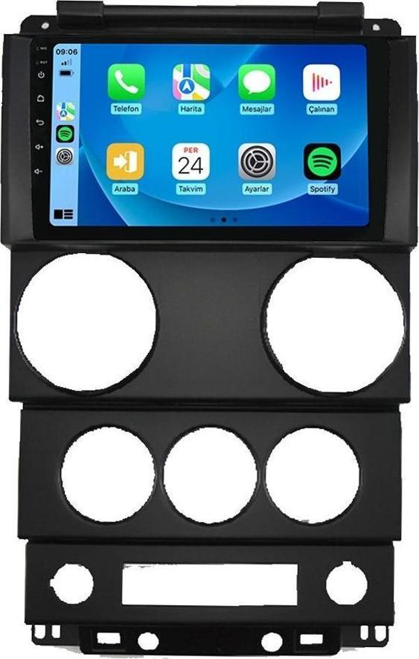 Maitech MTC-332 Serisi Jeep Wrangler Rubicon 2007-2010 Model Uyumlu 4GB Ram 32GB Hafıza Carplay Android Auto Destekli Multimedya Navigasyonlu Teyp - Image 1